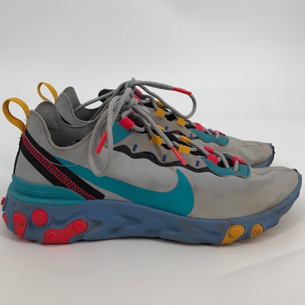 Nike React Element 55 Sneaker In Teal Nebular Siz… - image 1